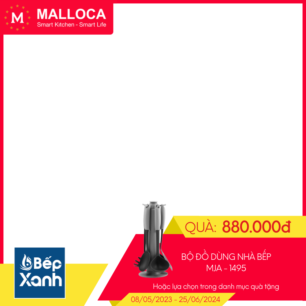 Máy hút mùi Classic Malloca H342.9 TC (Inox, kính đen)