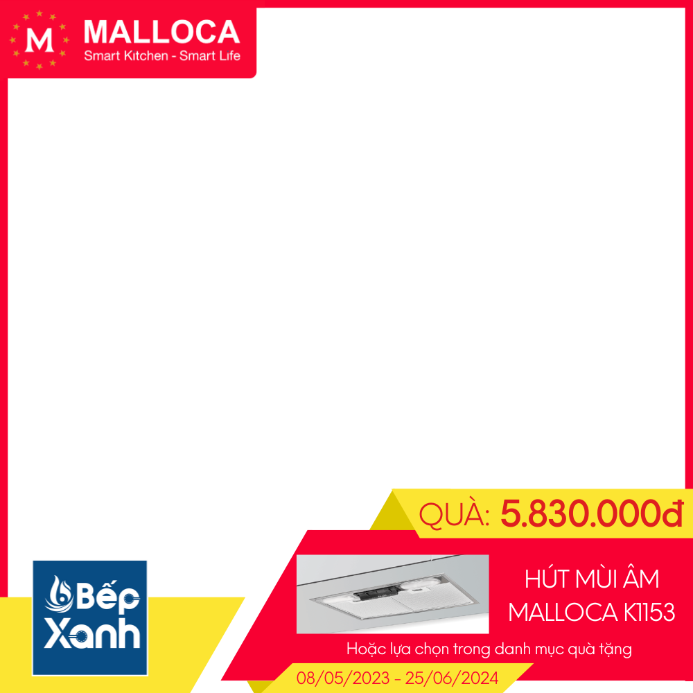 Bếp từ 4 vùng nấu Malloca MI 594 LINEAR / Nhập khẩu Tây Ban Nha, kính Schott Ceran