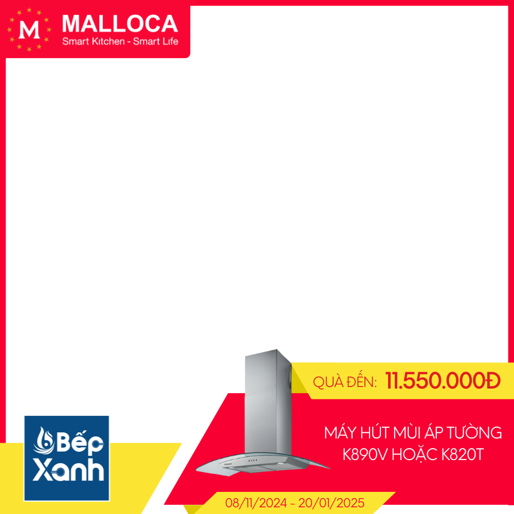 Bếp từ 3 vùng nấu Malloca MI 593 BN / Nhập khẩu Tây Ban Nha, kính Schott Ceran