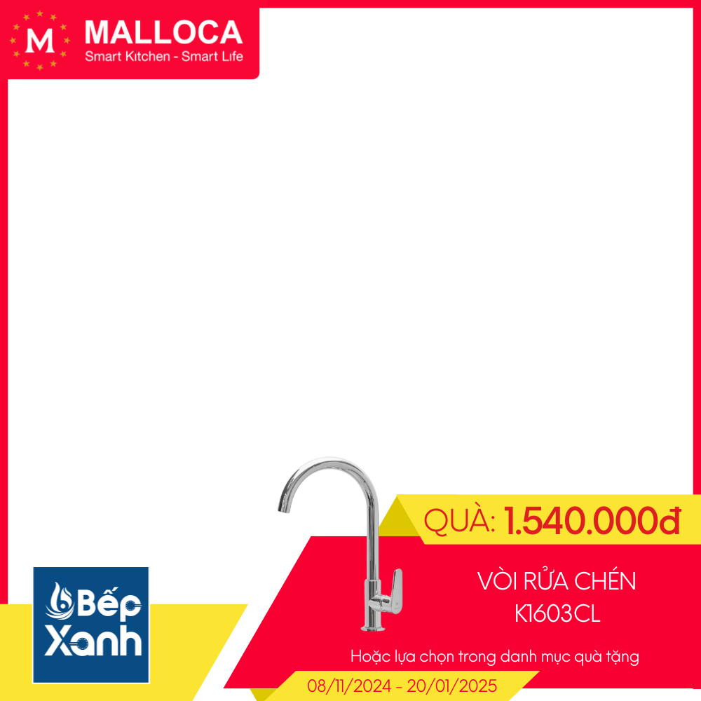 Chậu rửa chén Inox Malloca MS 6305
