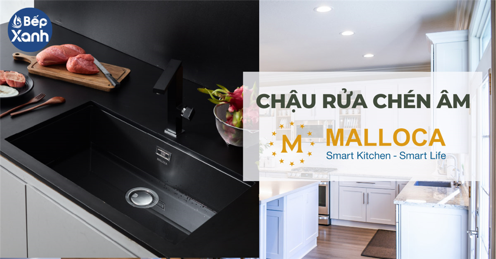 Chậu rửa chén âm Malloca