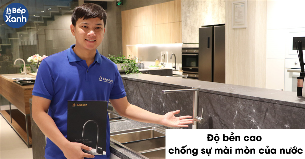 Vòi rửa chén một đường nước Malloca có độ bền cao