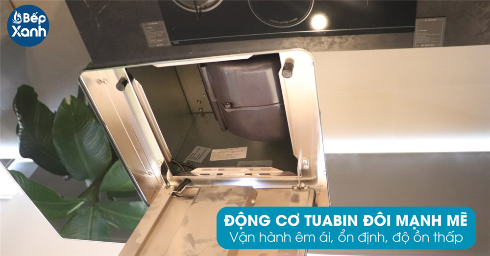 Vận hành ổn định, êm ái ủa Máy hút mùi độc lập Malloca
