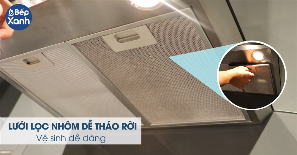 Lưới lọc nhôm dễ tháo ròi