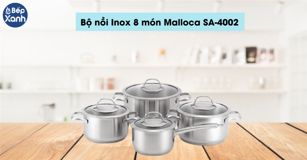 Bộ nồi Inox Malloca SA-4002