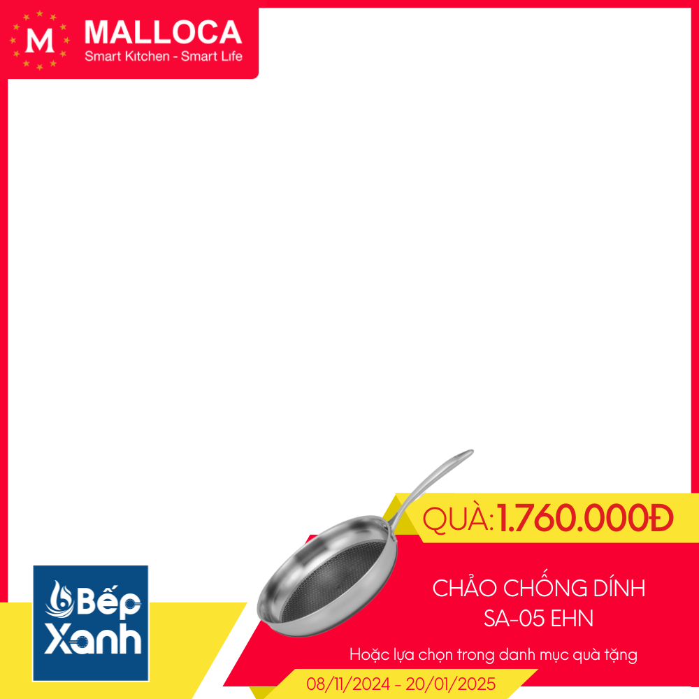 Máy hút mùi áp tường Malloca MC 9086HS/ Ngang 90cm, kiểu vát chữ A, kính đen