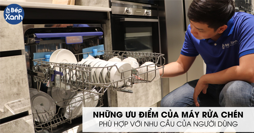 Những ưu điểm nổi bật của máy rửa chén Malloca