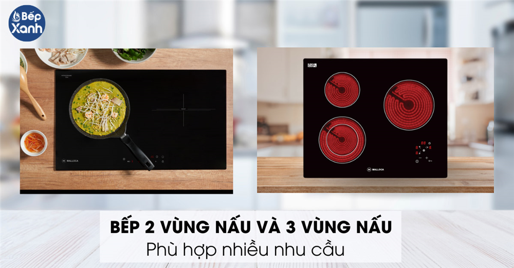 Phân loại bếp hồng ngoại Malloca