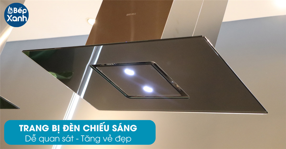 Máy hút mùi độc lập Malloca trang bị nhiều tính năng tiện lợi