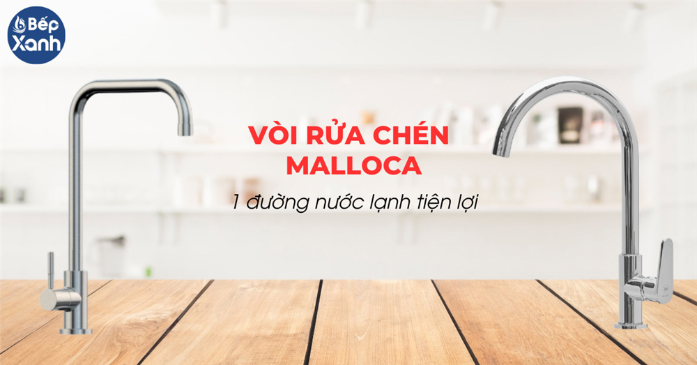 Vòi rửa chén một đường nước Malloca